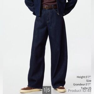 UNIQLO Barrel Jeans Unisex